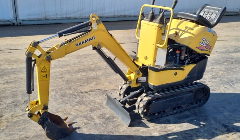 Yanmar SV05-B Micro Excavators For Auction: Leeds, UK – 30th April, 1st, 2nd & 3rd May 25