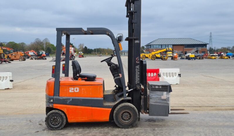 Toyota FBMF20 Forklifts For Auction: Leeds, UK – 30th April, 1st, 2nd & 3rd May 25 full