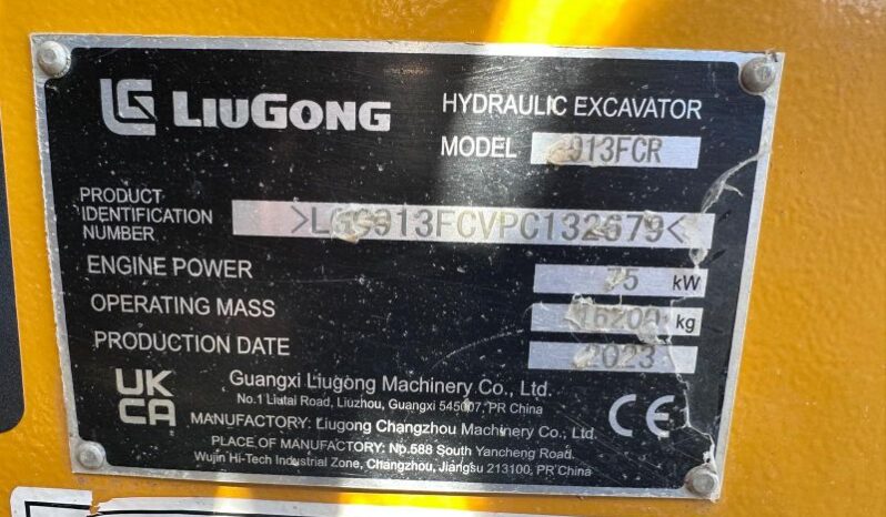 2023 Liugong 913F CR full