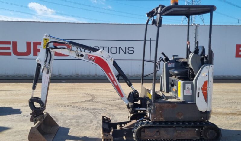 2021 Bobcat E17Z Mini Excavators For Auction: Leeds, UK – 30th April, 1st, 2nd & 3rd May 25 full