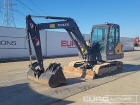 2020 Volvo EC55DAG Mini Excavators For Auction: Leeds, UK – 30th April, 1st, 2nd & 3rd May 25