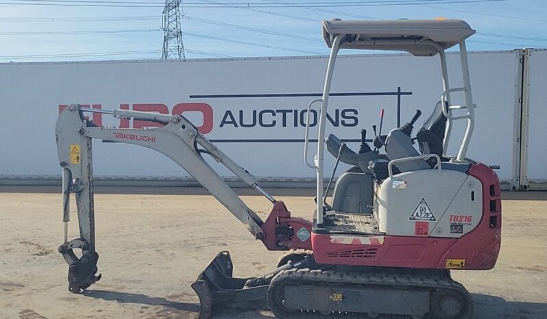 2020 Takeuchi TB216 Mini Excavators For Auction: Leeds, UK – 30th April, 1st, 2nd & 3rd May 25 full