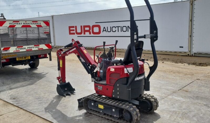 Unused Yanmar SV08-1C Micro Excavators For Auction: Leeds, UK – 30th April, 1st, 2nd & 3rd May 25 full