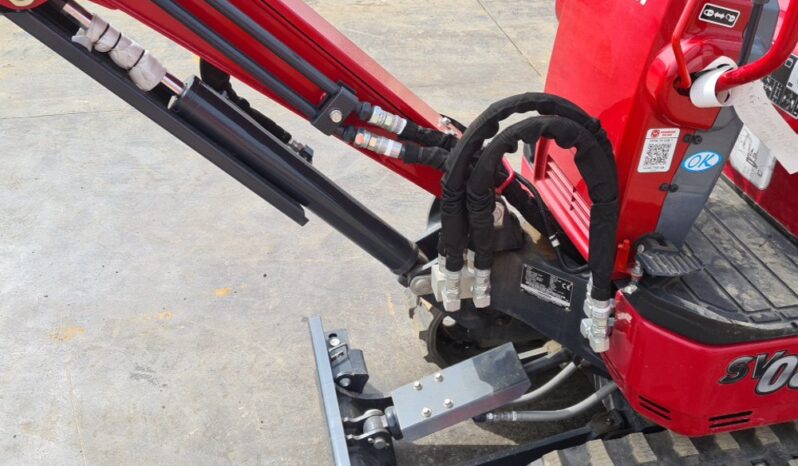 Unused Yanmar SV08-1C Micro Excavators For Auction: Leeds, UK – 30th April, 1st, 2nd & 3rd May 25 full