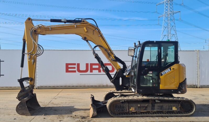 2022 Sany SY80U 6 Ton+ Excavators For Auction: Leeds, UK – 30th April, 1st, 2nd & 3rd May 25 full