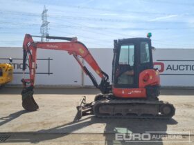 2014 Kubota U48-4 Mini Excavators For Auction: Leeds, UK – 30th April, 1st, 2nd & 3rd May 25 full