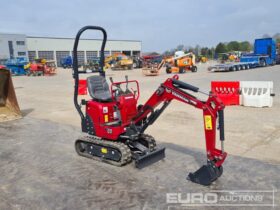 Unused Yanmar SV08-1C Micro Excavators For Auction: Leeds, UK – 30th April, 1st, 2nd & 3rd May 25 full