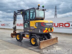 2022 Volvo EW60E Wheeled Excavators For Auction: Leeds, UK – 30th April, 1st, 2nd & 3rd May 25 full