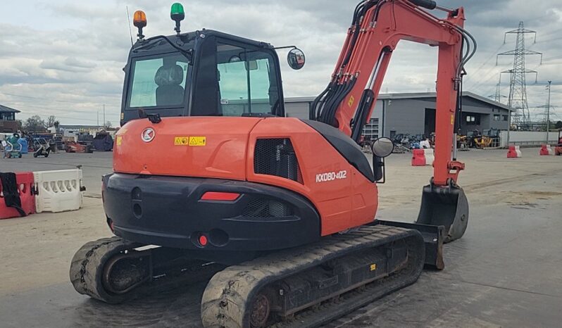 2021 Kubota KX080-4A2 6 Ton+ Excavators For Auction: Leeds, UK – 30th April, 1st, 2nd & 3rd May 25 full