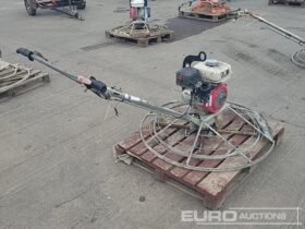2016 Redband Concrete Power Float, Honda Engine Asphalt / Concrete Equipment For Auction: Leeds, UK – 30th April, 1st, 2nd & 3rd May 25