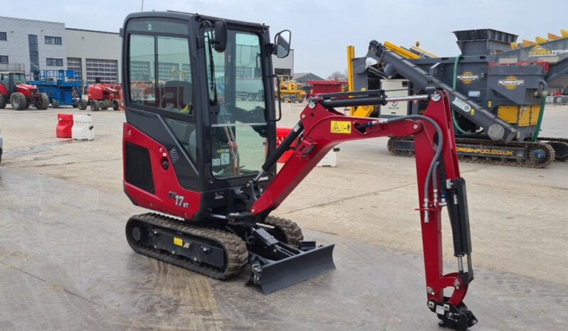 Unused 2024 Yanmar SV17VT Mini Excavators For Auction: Leeds, UK – 30th April, 1st, 2nd & 3rd May 25 full