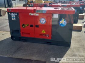Unused 2025 Ashita Power AG3-30 Generators For Auction: Leeds, UK – 30th April, 1st, 2nd & 3rd May 25 full