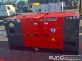Unused 2025 Ashita Power AG3-110 Generators For Auction: Leeds, UK – 30th April, 1st, 2nd & 3rd May 25 full