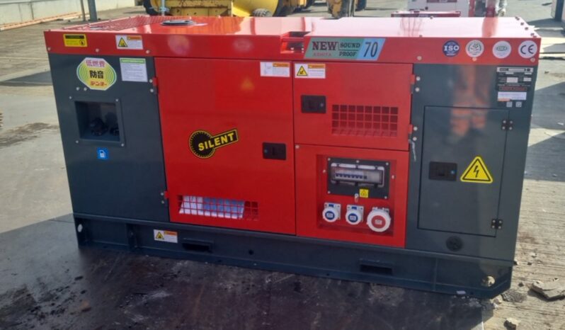 Unused 2025 Ashita Power AG3-70 Generators For Auction: Leeds, UK – 30th April, 1st, 2nd & 3rd May 25 full