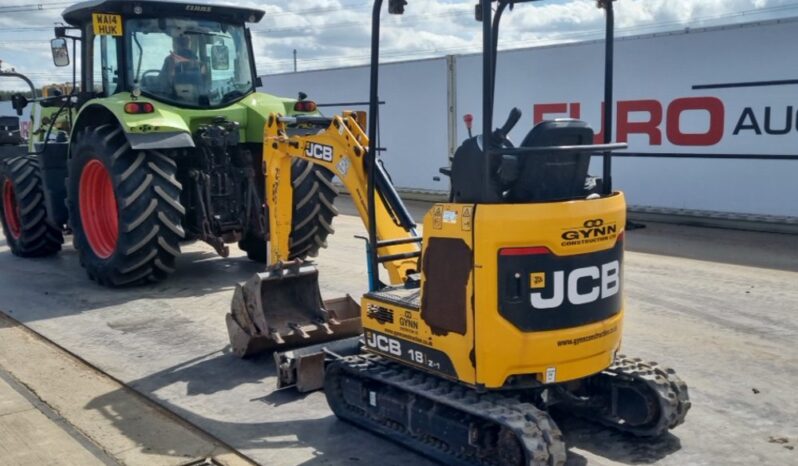2021 JCB 18Z-1 Mini Excavators For Auction: Leeds, UK – 30th April, 1st, 2nd & 3rd May 25 full