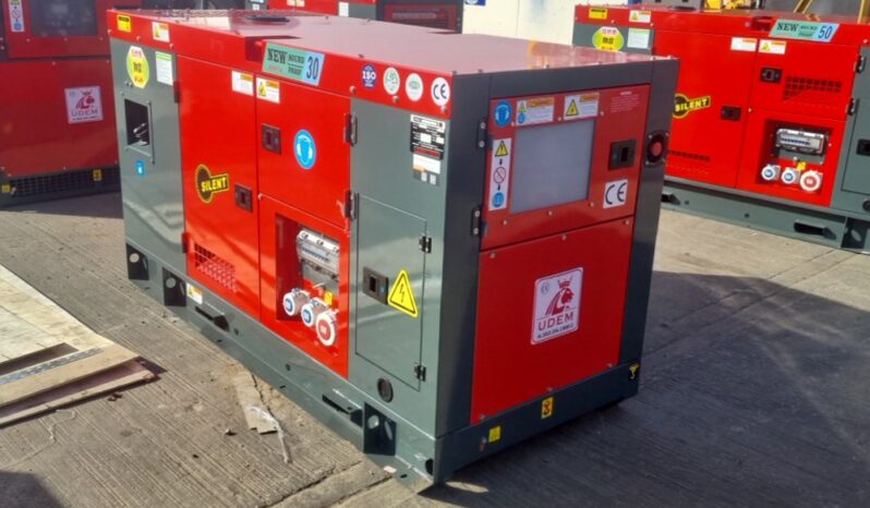 Unused 2025 Ashita Power AG3-30 Generators For Auction: Leeds, UK – 30th April, 1st, 2nd & 3rd May 25 full