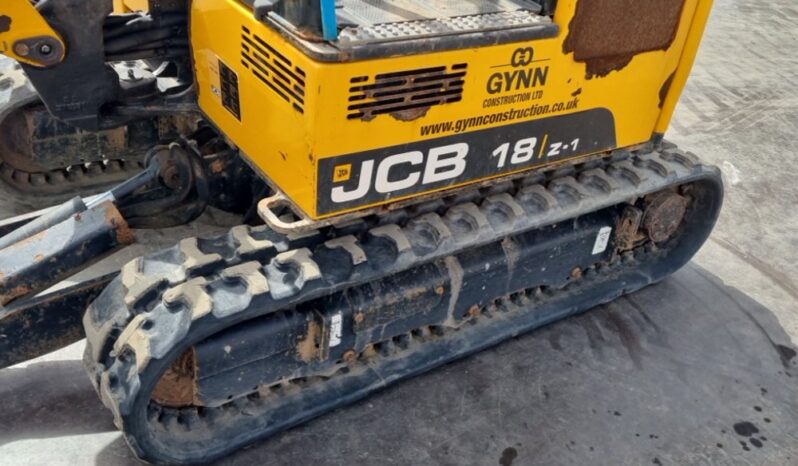 2021 JCB 18Z-1 Mini Excavators For Auction: Leeds, UK – 30th April, 1st, 2nd & 3rd May 25 full