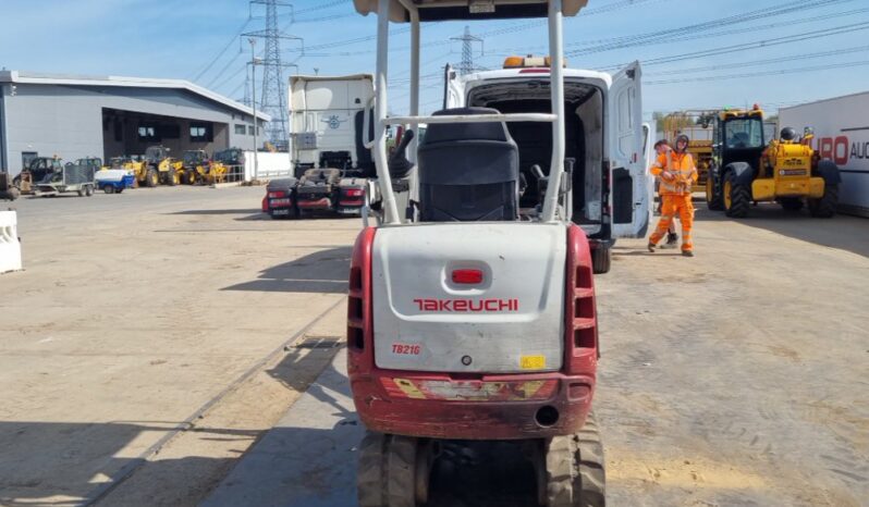2020 Takeuchi TB216 Mini Excavators For Auction: Leeds, UK – 30th April, 1st, 2nd & 3rd May 25 full