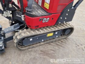 Unused Yanmar SV08-1C Micro Excavators For Auction: Leeds, UK – 30th April, 1st, 2nd & 3rd May 25 full