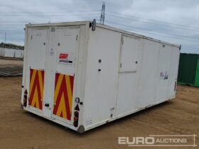 Ajc trailers Single Axle Welfare Unit, Canteen, Toilet, Drying Room, Generator (Cannot Be Reconsigned) Containers For Auction: Leeds, UK – 30th April, 1st, 2nd & 3rd May 25 full