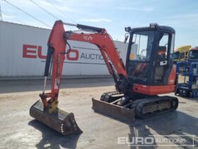 2015 Kubota KX61-3 Mini Excavators For Auction: Leeds, UK – 30th April, 1st, 2nd & 3rd May 25