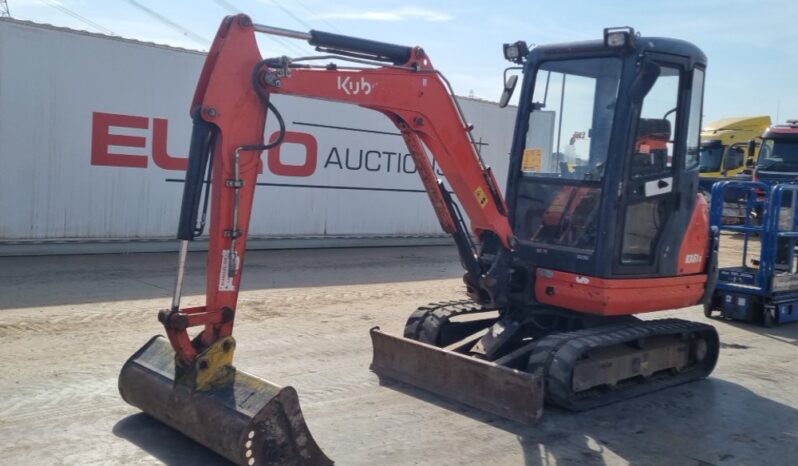 2015 Kubota KX61-3 Mini Excavators For Auction: Leeds, UK – 30th April, 1st, 2nd & 3rd May 25
