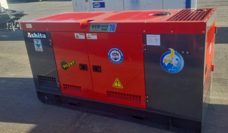 Unused 2025 Ashita Power AG3-70 Generators For Auction: Leeds, UK – 30th April, 1st, 2nd & 3rd May 25 full