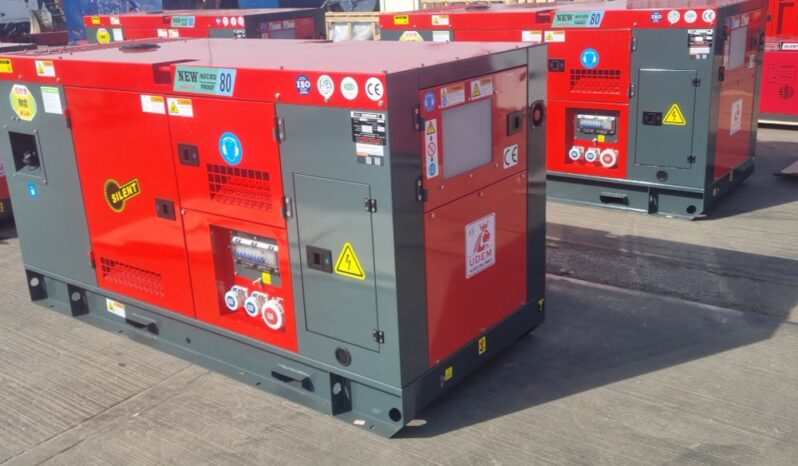 Unused 2025 Ashita Power AG3-80 Generators For Auction: Leeds, UK – 30th April, 1st, 2nd & 3rd May 25 full