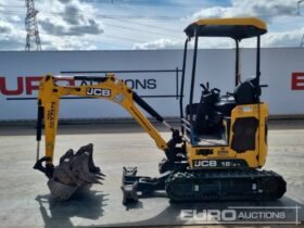2021 JCB 18Z-1 Mini Excavators For Auction: Leeds, UK – 30th April, 1st, 2nd & 3rd May 25 full