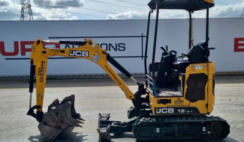 2021 JCB 18Z-1 Mini Excavators For Auction: Leeds, UK – 30th April, 1st, 2nd & 3rd May 25 full