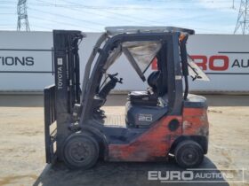Toyota 52-8FDF20 Forklifts For Auction: Leeds, UK – 30th April, 1st, 2nd & 3rd May 25 full