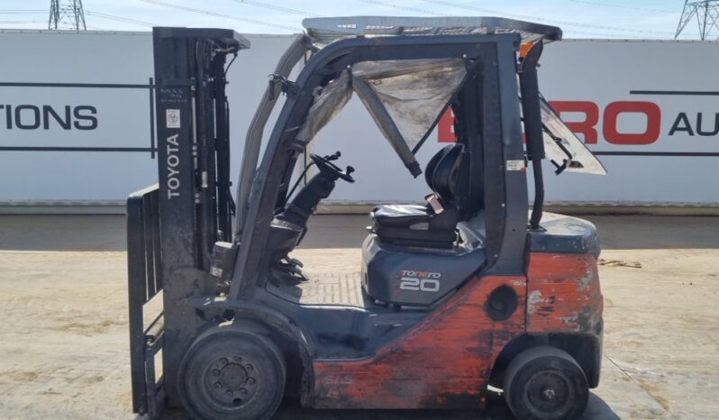 Toyota 52-8FDF20 Forklifts For Auction: Leeds, UK – 30th April, 1st, 2nd & 3rd May 25 full