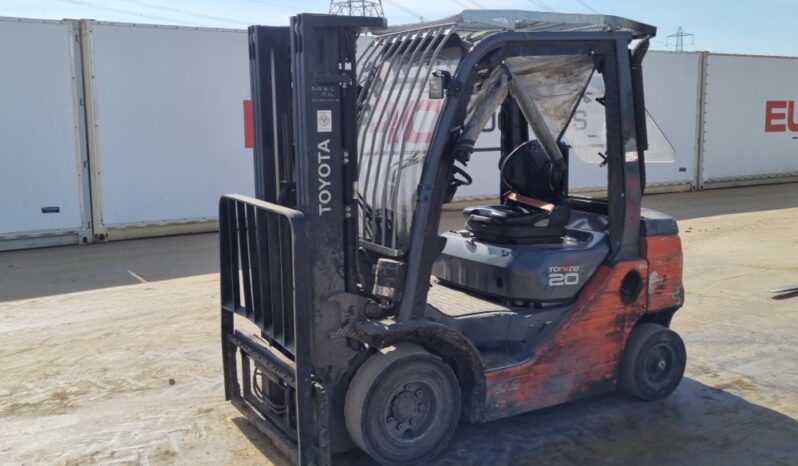 Toyota 52-8FDF20 Forklifts For Auction: Leeds, UK – 30th April, 1st, 2nd & 3rd May 25