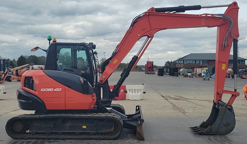 2021 Kubota KX080-4A2 6 Ton+ Excavators For Auction: Leeds, UK – 30th April, 1st, 2nd & 3rd May 25 full