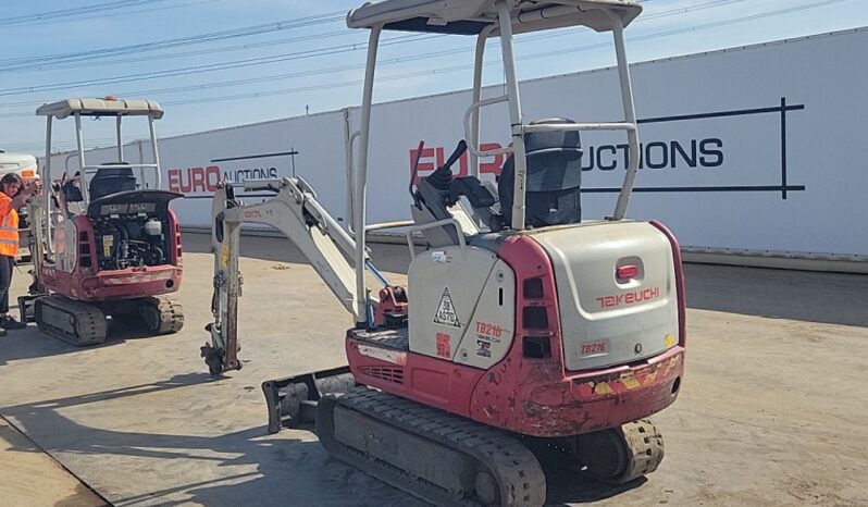 2018 Takeuchi TB216 Mini Excavators For Auction: Leeds, UK – 30th April, 1st, 2nd & 3rd May 25 full