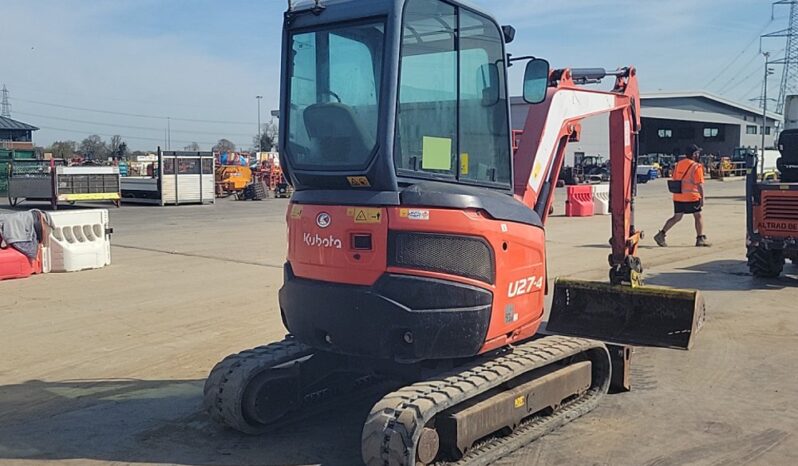 2016 Kubota U27-4 Mini Excavators For Auction: Leeds, UK – 30th April, 1st, 2nd & 3rd May 25 full