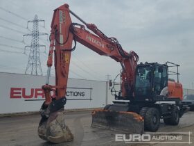 2017 Hitachi ZX220W-5B Wheeled Excavators For Auction: Leeds, UK – 30th April, 1st, 2nd & 3rd May 25