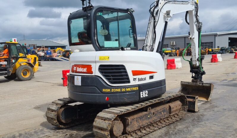 2017 Bobcat E62 6 Ton+ Excavators For Auction: Leeds, UK – 30th April, 1st, 2nd & 3rd May 25 full