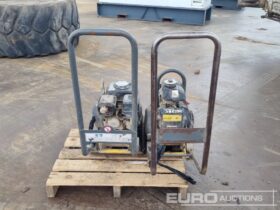 Wacker Neuson Petrol Compaction Plate, Honda Engine (2 of) Asphalt / Concrete Equipment For Auction: Leeds, UK – 30th April, 1st, 2nd & 3rd May 25 full