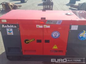 Unused 2025 Ashita Power AG3-30 Generators For Auction: Leeds, UK – 30th April, 1st, 2nd & 3rd May 25 full