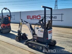 2022 Bobcat E10Z Mini Excavators For Auction: Leeds, UK – 30th April, 1st, 2nd & 3rd May 25 full