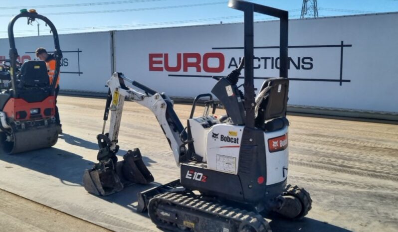 2022 Bobcat E10Z Mini Excavators For Auction: Leeds, UK – 30th April, 1st, 2nd & 3rd May 25 full