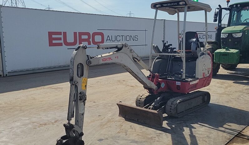2018 Takeuchi TB216 Mini Excavators For Auction: Leeds, UK – 30th April, 1st, 2nd & 3rd May 25