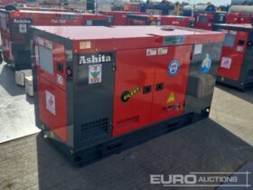Unused 2025 Ashita Power AG3-30 Generators For Auction: Leeds, UK – 30th April, 1st, 2nd & 3rd May 25