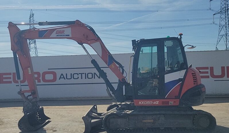 2018 Kubota KX080-4A 6 Ton+ Excavators For Auction: Leeds, UK – 30th April, 1st, 2nd & 3rd May 25 full