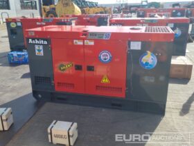 Unused 2025 Ashita Power AG3-50 Generators For Auction: Leeds, UK – 30th April, 1st, 2nd & 3rd May 25 full