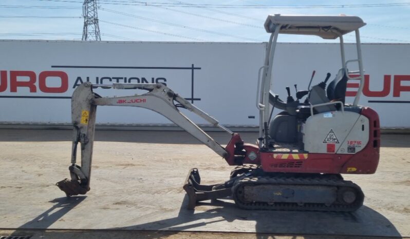 2020 Takeuchi TB216 Mini Excavators For Auction: Leeds, UK – 30th April, 1st, 2nd & 3rd May 25 full