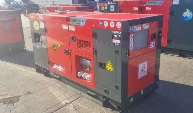 Unused 2025 Ashita Power AG3-70 Generators For Auction: Leeds, UK – 30th April, 1st, 2nd & 3rd May 25 full