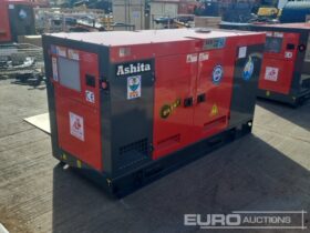 Unused 2025 Ashita Power AG3-50 Generators For Auction: Leeds, UK – 30th April, 1st, 2nd & 3rd May 25