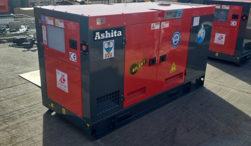 Unused 2025 Ashita Power AG3-50 Generators For Auction: Leeds, UK – 30th April, 1st, 2nd & 3rd May 25